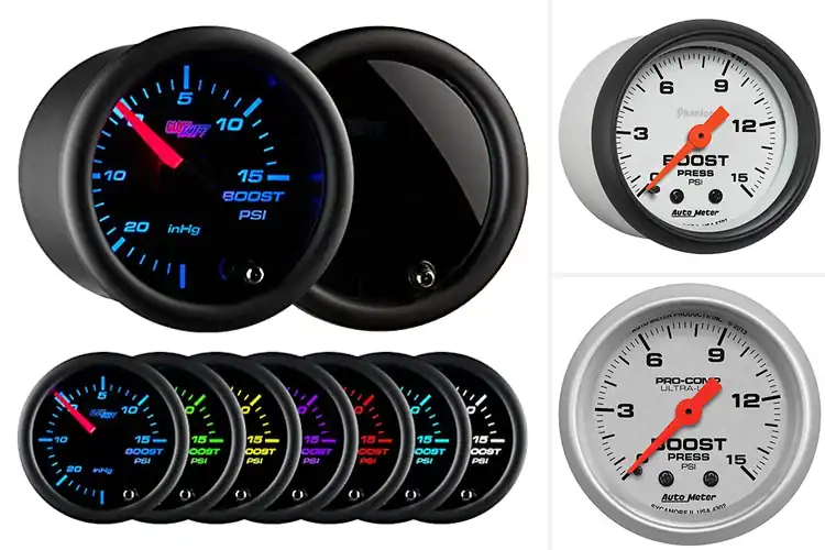 Detailed view of Best 15 PSI Boost Gauge: Top Picks for Enhanced Performance