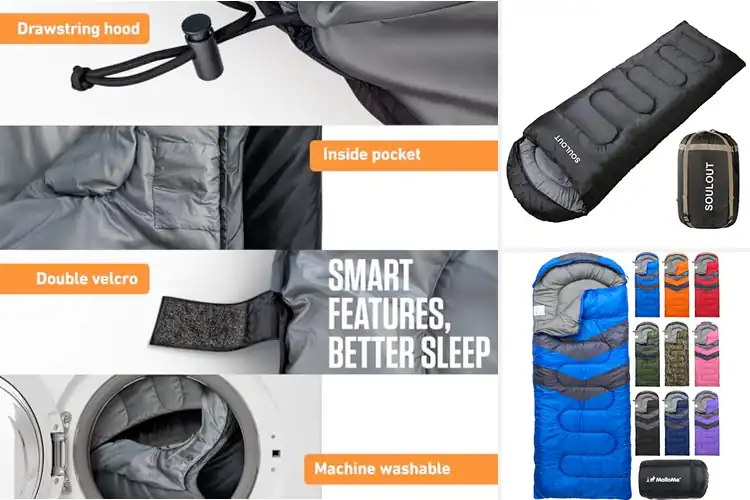 Detailed view of Best 3 Season Sleeping Bag