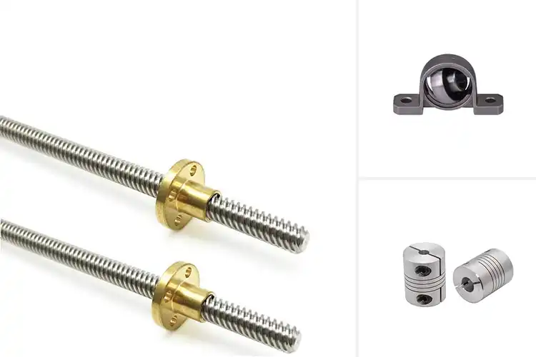 Detailed view of Best 3D Printer Lead Screws