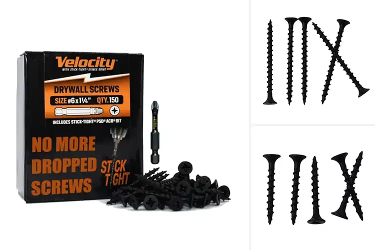 Detailed view of Best #6 Diameter Drywall Screws: Secure, Easy, Durable