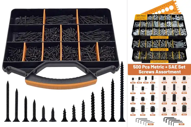 Detailed view of Best Bulk Screw Kits: Simplify DIY with Quality & Value