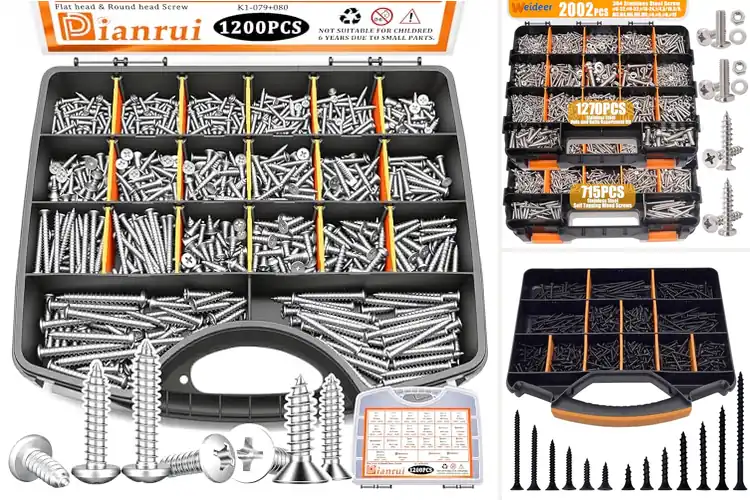 Detailed view of Best Bulk Screw Sets: Top 10 Kits for All Your Projects