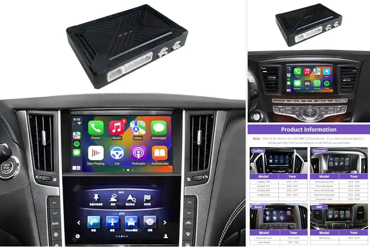 Detailed view of Best Camera Compatible CarPlay Module