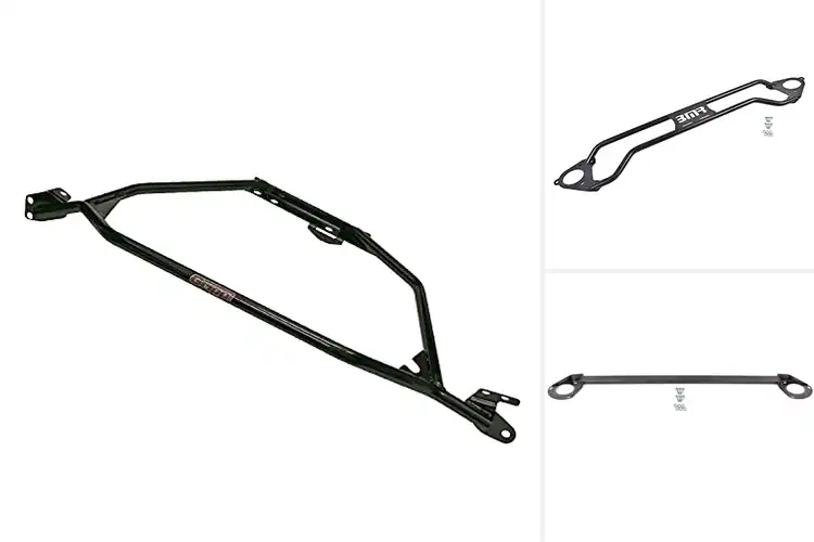 Detailed view of Cobra Strut Tower Braces : Boost Handling