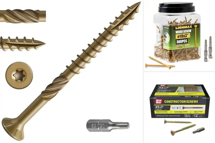 Detailed view of Best Construction Screws
