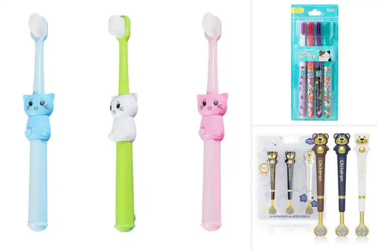 Detailed view of Best Cute Cartoon Kids Toothbrushes