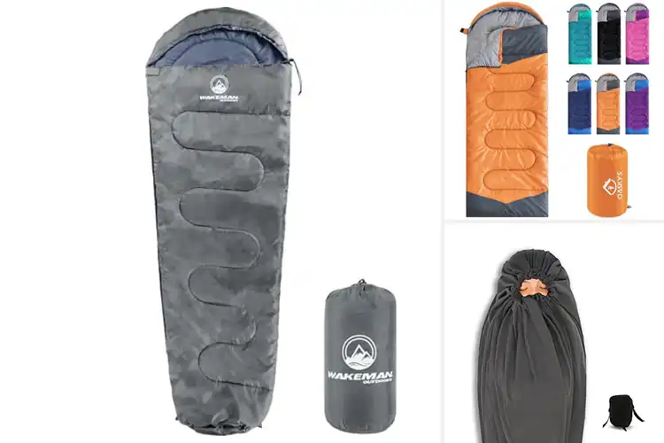 Detailed view of Best Drawstring Hood Sleeping Bag