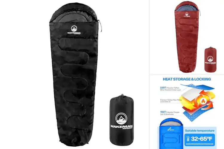 Detailed view of Best Drawstring Hood Sleeping Bags