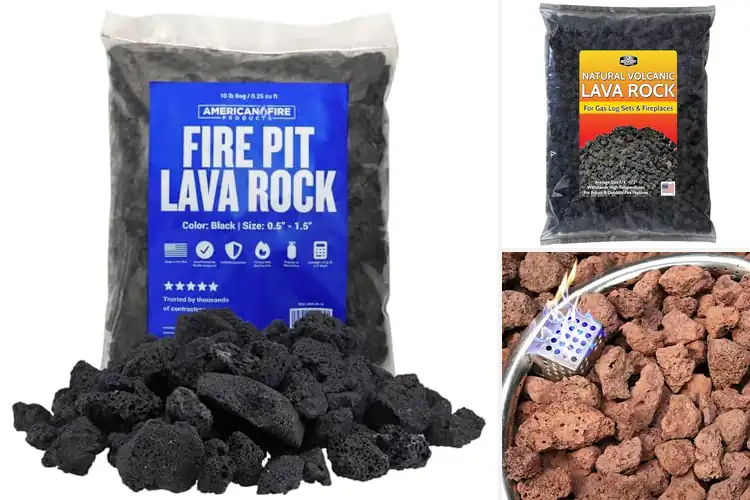 Detailed view of Best Lava Rock For Fireplaces