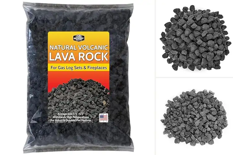 Detailed view of Best Lava Rock For Gas Logs
