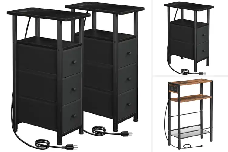Detailed view of Best Narrow Nightstand For Small Spaces