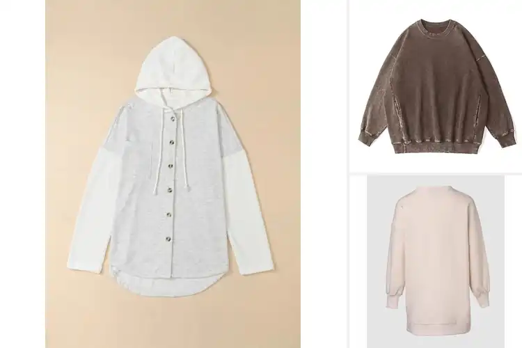 Detailed view of Best Oversized Sweatshirts