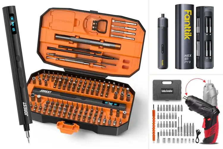 Detailed view of Best Power Screwdriver Screws