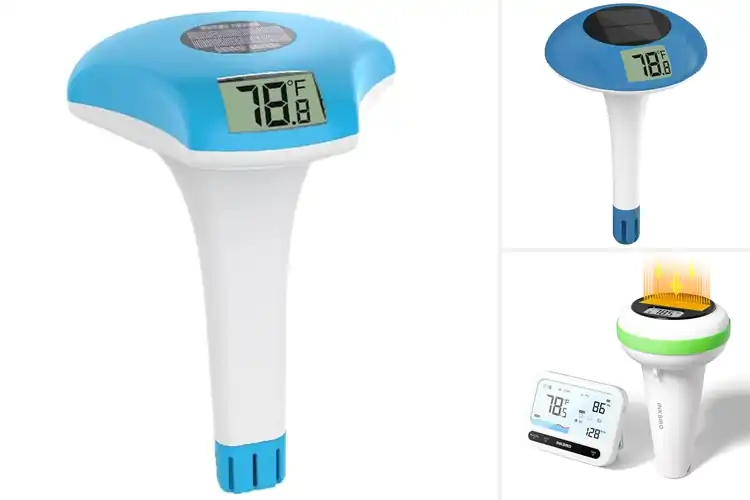 Detailed view of Best Solar Powered Water Thermometers