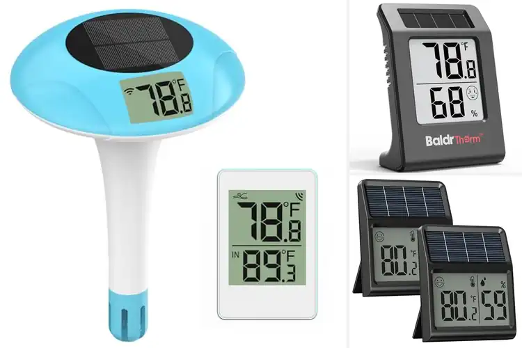 Detailed view of Best Solar Temperature Gauges
