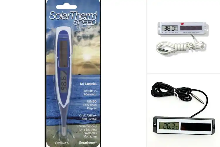Detailed view of Best Solar Thermometers
