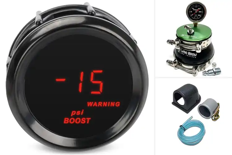 Detailed view of Best Stainless Steel Boost Gauge