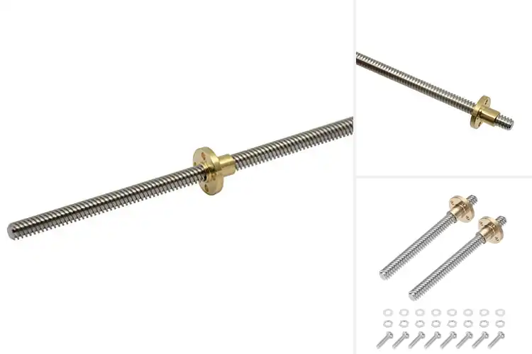 Detailed view of Best Z Axis Lead Screw 100mm: Upgrade for Smooth Prints